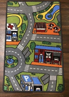 NON SLIP 50x80CM ROAD MAT WASHABLE DOORMATS QUALITY LITTLE MATS CAR MATS