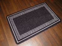 NON SLIP DOORMATS 50X80CM GEL BACKING TOP QUALITY KEY DESIGNS ALL COLOURS GREYS