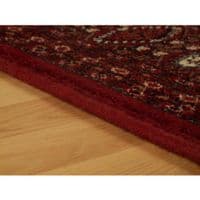 Red 100% new zealand wool rug