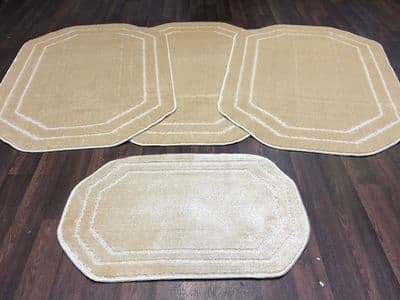 ROMANY GYPSY WASHABLES FULL SETS OF MATS/RUGS LARGE SIZE 75X125CM SIZE NON SLIP