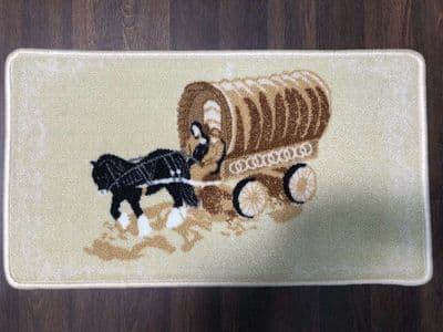 ROMANY WASHABLES DOORMATS NON SLIP 40X70CM WAGON AND HORSE TOP QUALITY