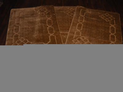 ROMANY WASHABLES TRAVELLERS MATS SETS 4PC NON SLIP SHACKLE SUPER THICK DK BEIGE