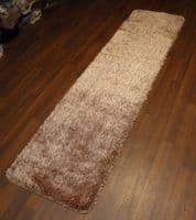 Runner 60x220cm Aprox 7ft +mat 50x70cm Set Of 2 Washables Gypsy Mats Beige/Gold