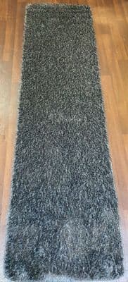 Sparkle Design New Anthracite Romany Washables Runner/Mats 60x220cm Aproxx 7ft..