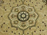 Woven Backed Beige/Ivory Traditional Carved Rug 80cm x 140cm Approx 5x3 Top Quality