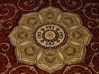 Woven Backed Red Traditional Carved Rug 160cm x 230cm Approx 8x5 Top Quality