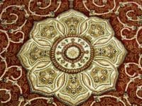 Woven Backed Red Traditional Carved Rug 80cm x 140cm Approx 5x3 Top Quality