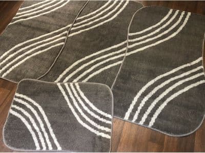XL ROMANY WASHABLES MATS NON SLIP 100X140CM SIZE LARGE GREY/SILVER GYPSY RUGS X