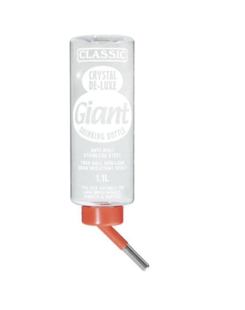 Crystal Deluxe Giant Water Bottle 1 1 litre