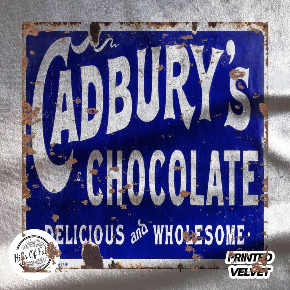 cadburys chocolate- Printed Fabric Panel