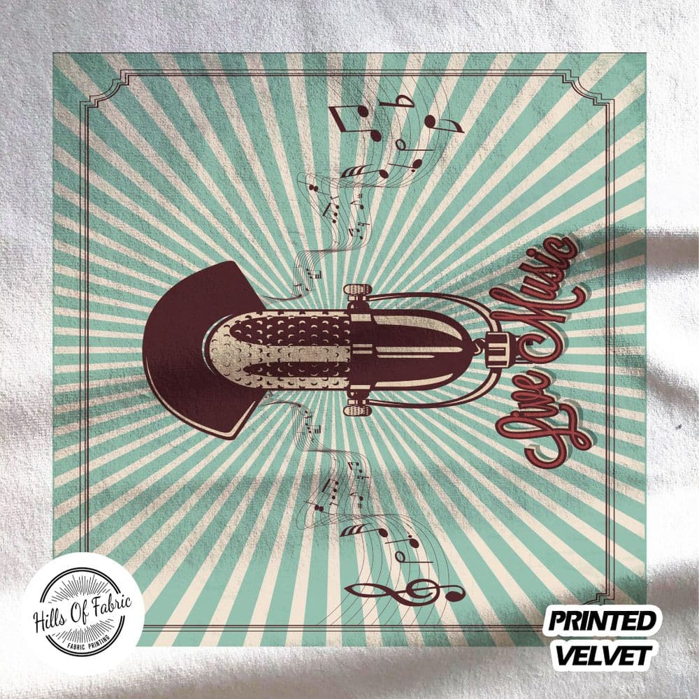 live music Fabric Panel