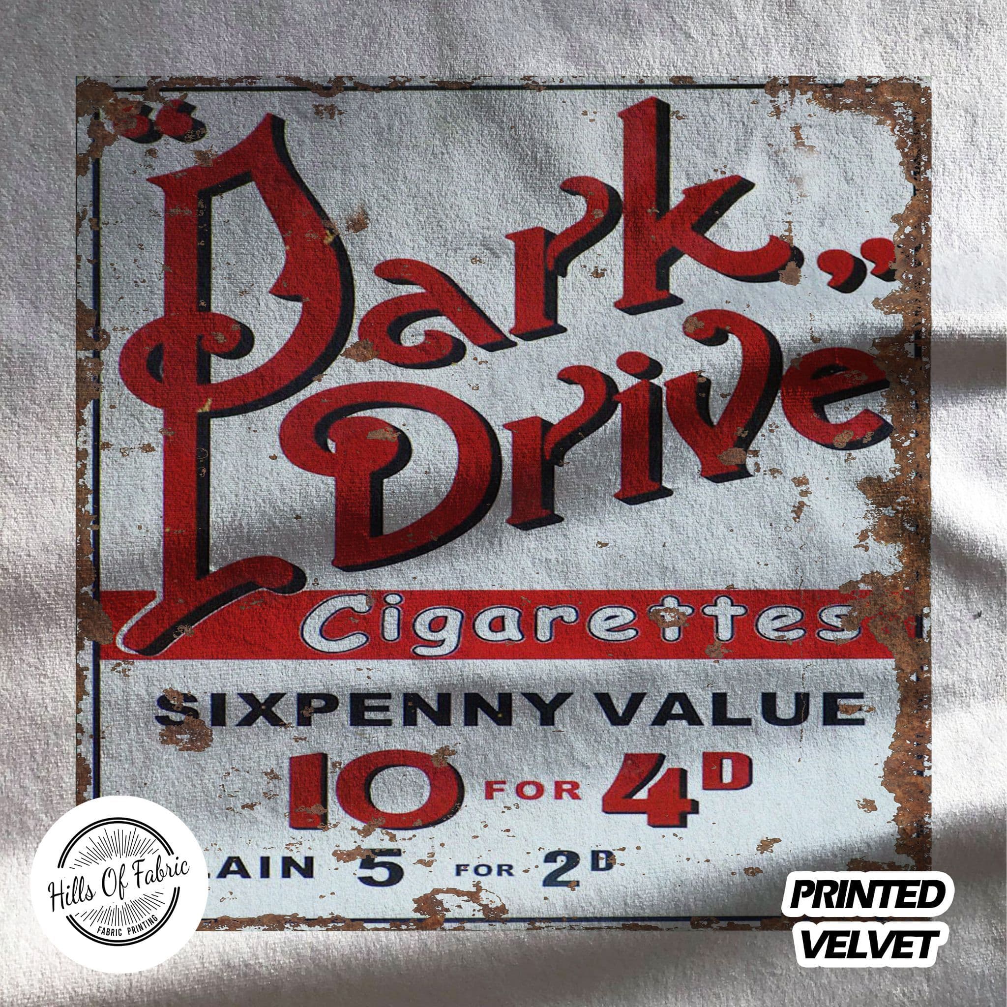 parkdrive sign - Printed Fabric Panel