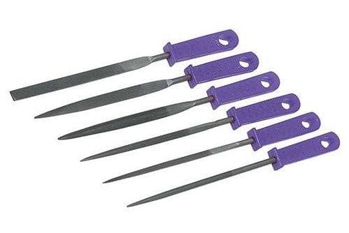 100mm metal warding files with storage wallet