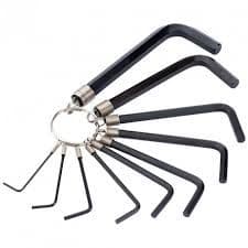 10pc Metric Hex Keys