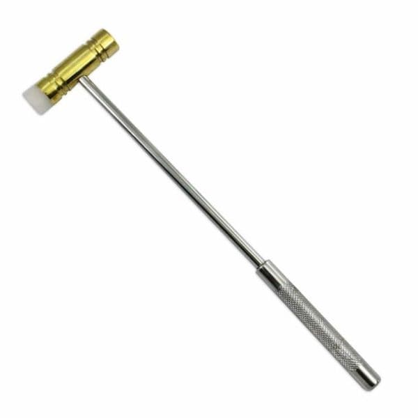 2oz Brass Nylon craft hammer watchmakers mallet