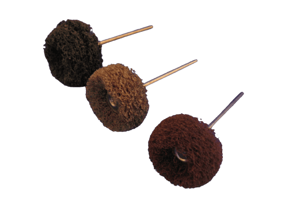 3pc Scotchbrite Mini Wheels mops 2.3mm shanks