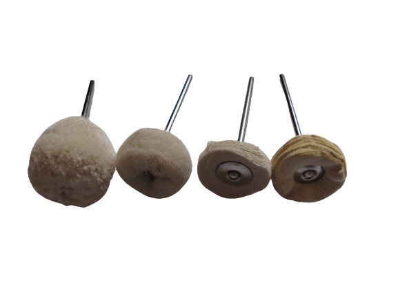 4pc Polishing mop set 2.35mm shanks