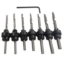 7pc Metric drill & countersink set