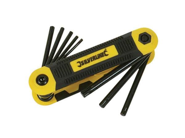 Silverline Expert Metric Torx Folding key Set