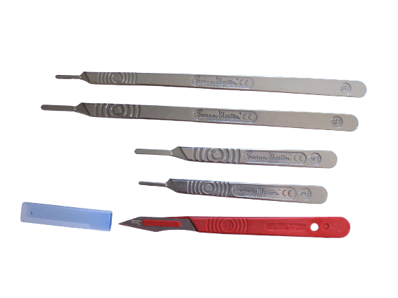 Swann Morton surgical handles No. 3 No.4 No.3L No.4L Trimaway