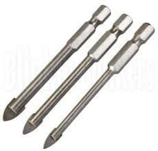 TCT tile drill bits 1/4