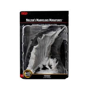 D&D Nolzur's Marvelous Miniatures Young Gold Dragon