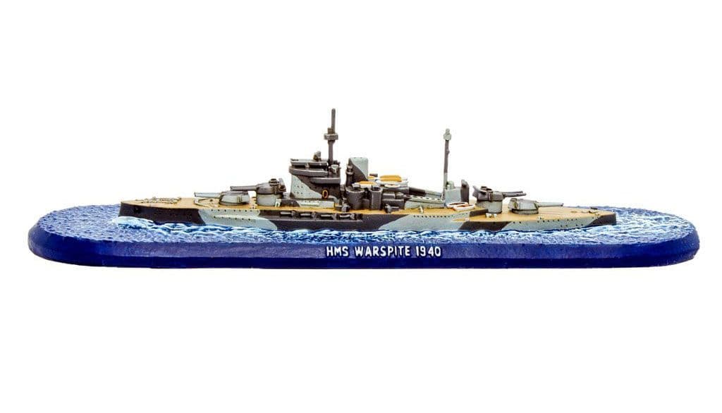 Warlord Games Victory At Sea – HMS Warspite Modellschiff Für Tabletop-Spiele, Englische Version