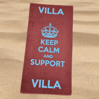 'KEEP CALM' Football Beach Towel