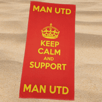 'KEEP CALM' Football Beach Towel