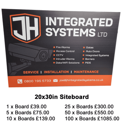 20x30in Site Board