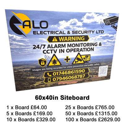 60x40in Site Board