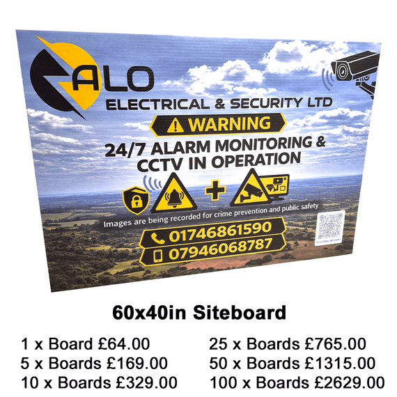 60x40in Site Board