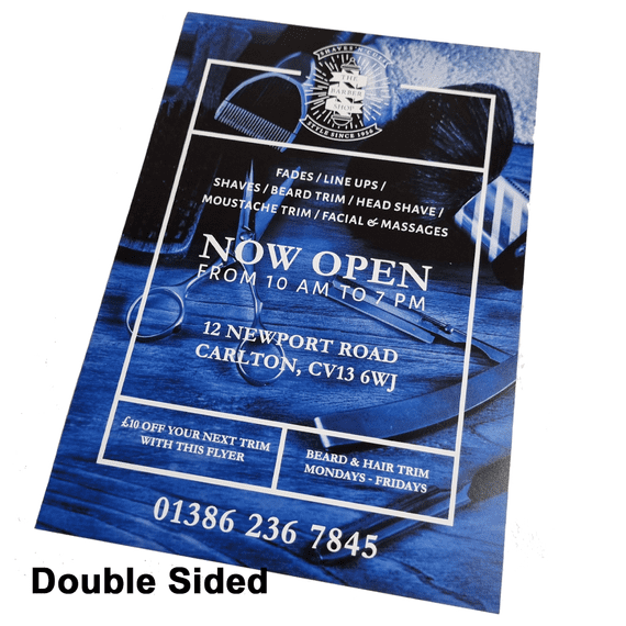 A6 Flyer (148x105mm) Double Sided