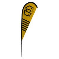 Large Teardrop Flag