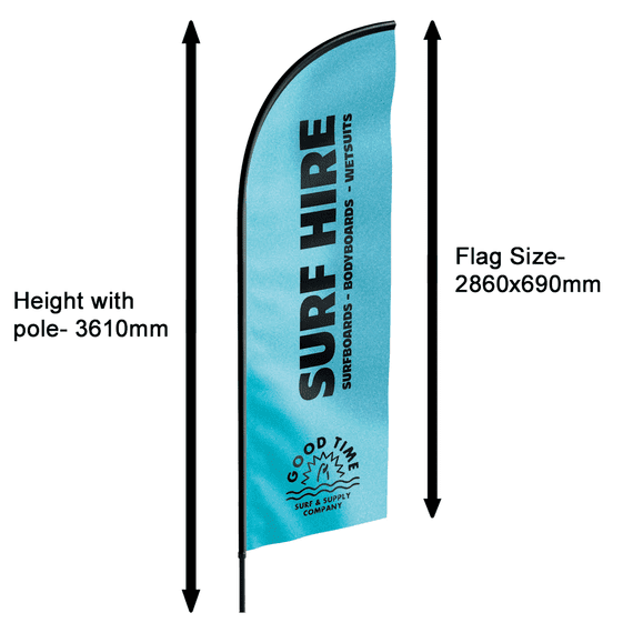 Medium Feather Flag