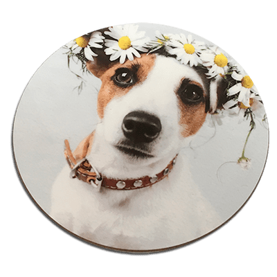 Single Round Personalised Coaster