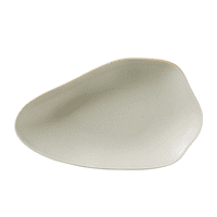 Broste Copenhagen 'Limfjord' Stoneware Plate Light Grey 14.8cm x 24cm