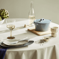Broste Copenhagen 'Limfjord' Stoneware Plate Light Grey 14.8cm x 24cm