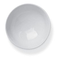 Degrenne Paris 'L'Econome by Starck' Porcelain White Turnip Round Bowl 14cm