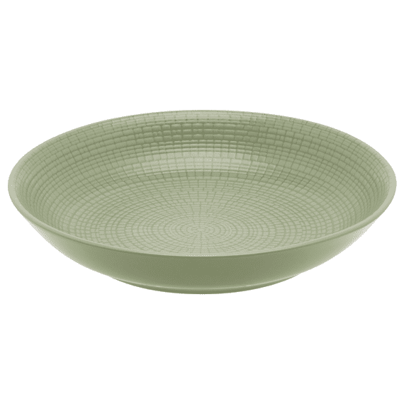 Degrenne Paris 'Modulo Nature' Jade Stoneware Shallow Bowl 21cm x 4cm