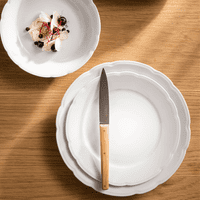 Degrenne Paris 'Reminiscence' White Porcelain Bowl 19cm