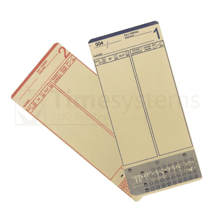 A414 Time Clock Cards