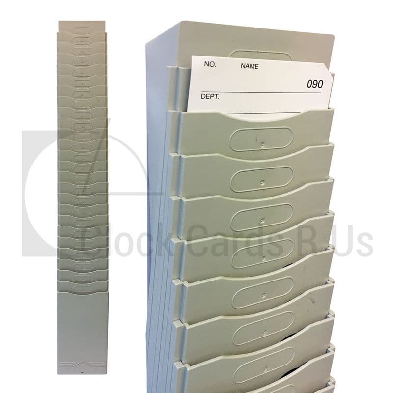 Expandable Plastic Card Rack - 620mm (H, 98mm (W)