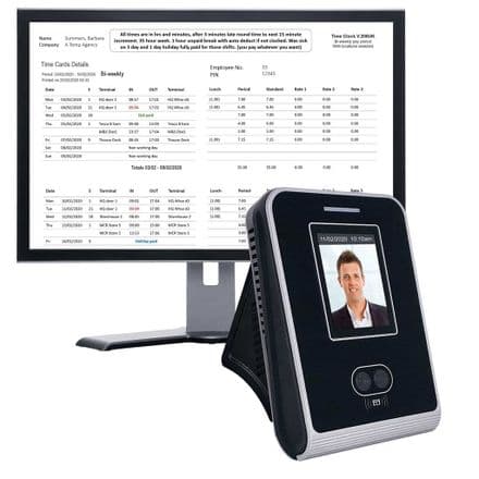 GeoFace 200 | Face recognition clocking in machine