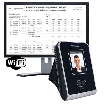 GeoFace 200 Wifi | Face recognition clocking in machine