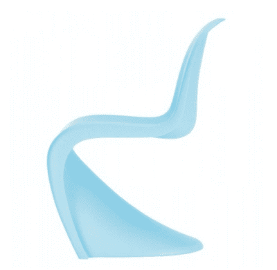 Inspired S Chair - Light Blue