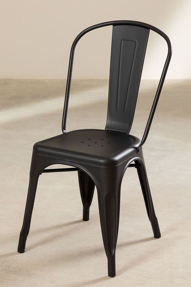Tolix Classic Chair Matt Black