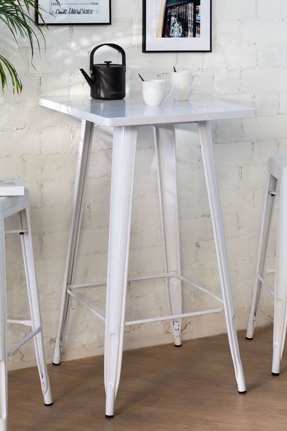 Tolix High Table - White