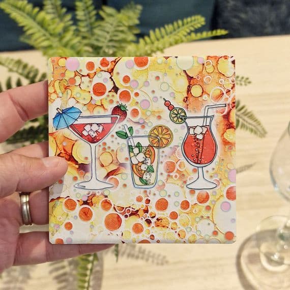 3 in 1 Cocktails Coaster