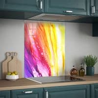 Abstract Rainbow Splashback